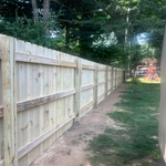 Wood privacy