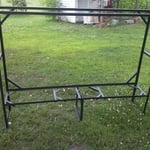 Steel wood rack.