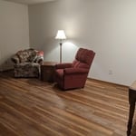 Luxury vinyl plank install