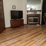 Luxury vinyl plank install