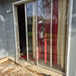 Sliding glass door wheel replacement