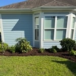 Mulch and Landscape Fabric installation