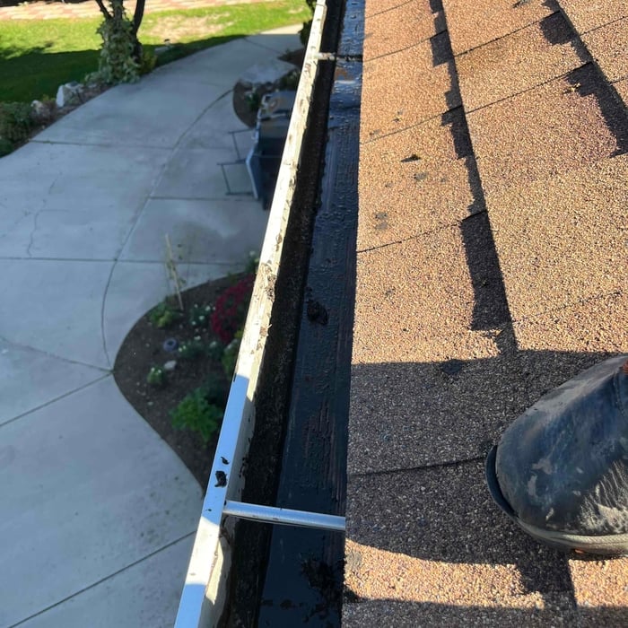 Gutters before