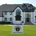 After Pic Romabio Limewashin Brick in South Barrington.IL