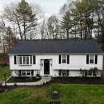 Final photo. We stripped the existing roof and removed the heat wire. We inspected the roof deck for rotted wood and replaced. Next we installed Owens Corning Roofing System including Trudefinition Duration Shingles in Onyx Black. Heat wire was reinstalled.