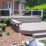 Deck before work began: