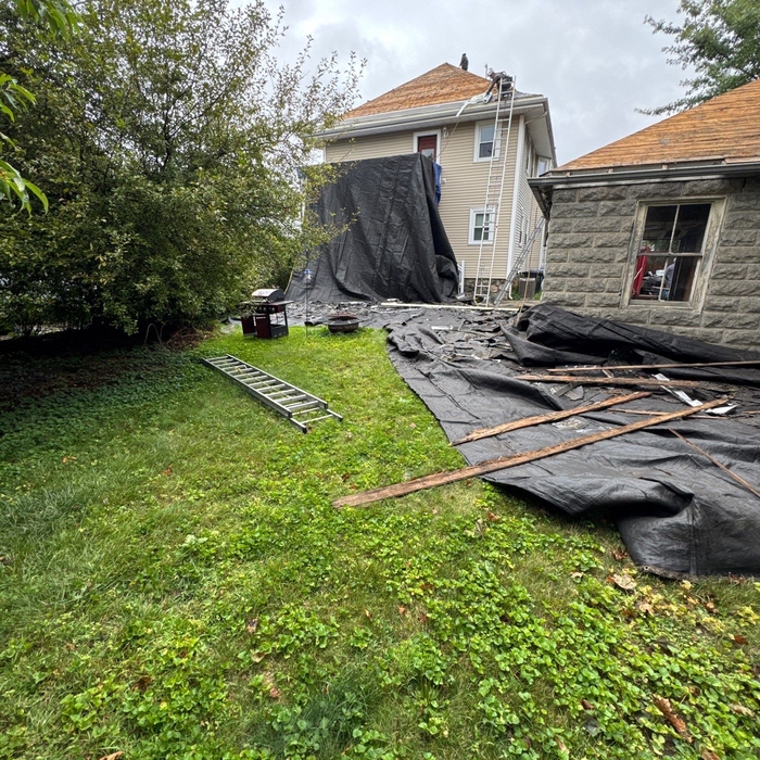 Roof Replacement with Skylight Flashing in Waltham, MA