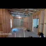 Installation of the room storage frame