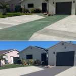 Driveway repair and paint