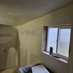 sheetrock work in progress