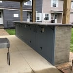 Outdoor bar table