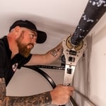 Garage door spring repair