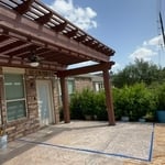 Restaining Pergola