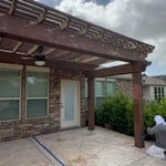 Restaining Pergola