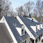 Roof replacement in progress - Vienna, VA