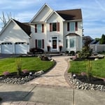 Front & Backyard Hardscaping & Landscaping with Grill Area