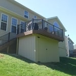 Composite Deck Aluminum Rail