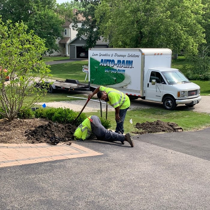 Digging and pipe connections