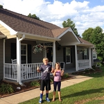 These kids approve of their new roof
