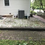 Paver Patio Before