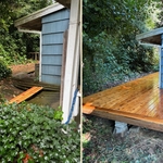 10X20 Stained Cedar Deck