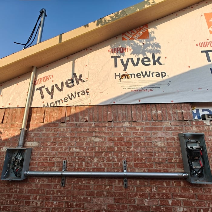 New electrical service for a remodeled home