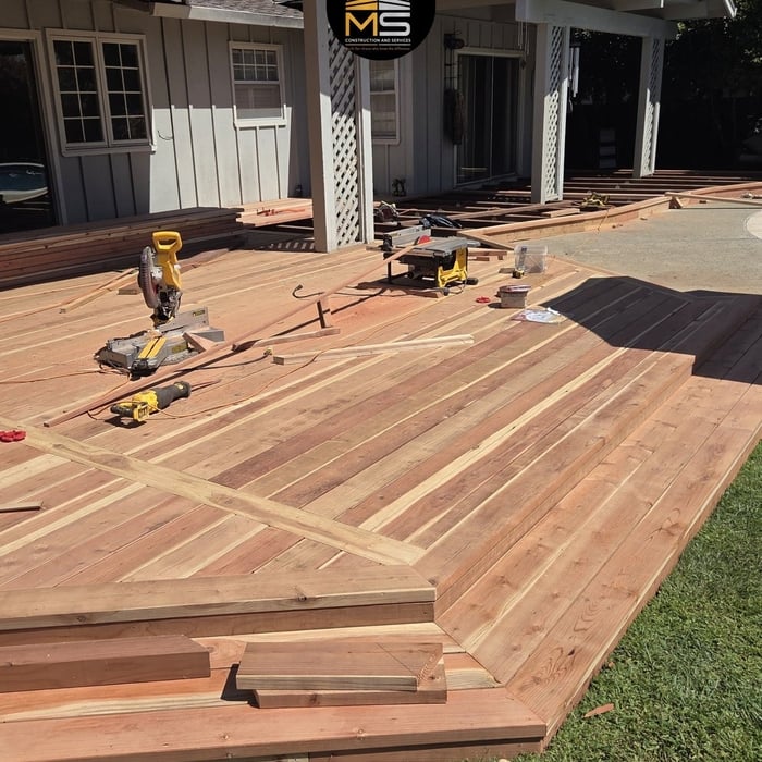 Los Altos Redwood Deck