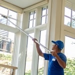 Cleaning interior windows