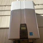 Outdoor Navien 240a installation