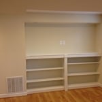Basement Bedroom Built-ins