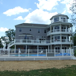 4 levels bui;t around the octagon "lighthouse"