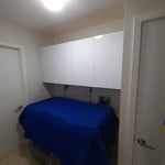 High Gloss White Laundry Room Cabinets