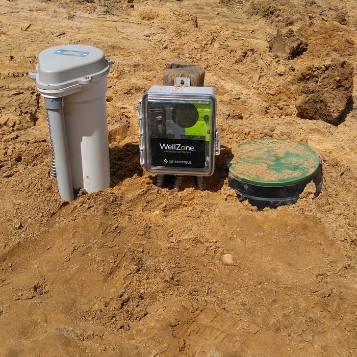 Finished and installed new well