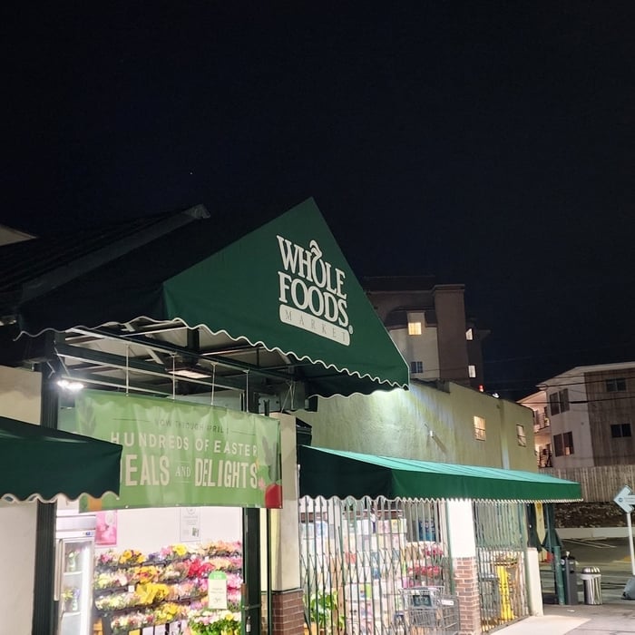 Whole Foods Front Entrance with 2 Rivieras (Brentwood)