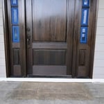 A finished view with 2 coats of gel stain and 1 coat of clear!