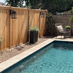 7' Cedar Cap and Trim Fence