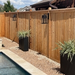 7' Cedar Cap and Trim Fence