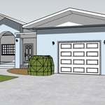 Single-Family Home Front Elevation