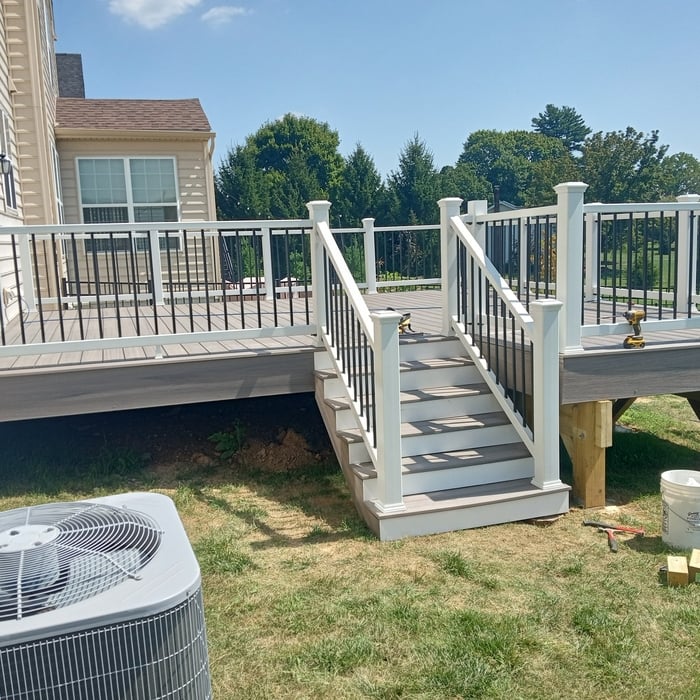 20x20 deck build