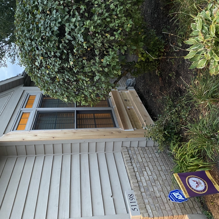 Exterior wood rot repair