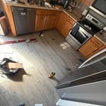 Just finished kitchen clean up time