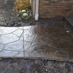 Stamped Concrete Walkway