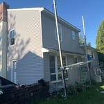 Siding on the new Addition and the existing Home