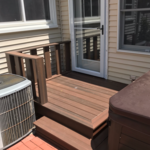 Composite decks and landing