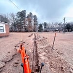 excavating, removing & replacing old lines