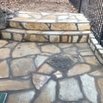Rock patio