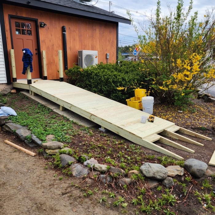 Deck/Ramp build for a local restaurant