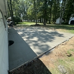 Large Concrete Patio