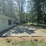 Large Concrete Patio