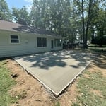 Large Concrete Patio